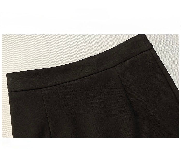 タイトスカート ハイウエスト切り替えサイドスリット入りタイトスカート