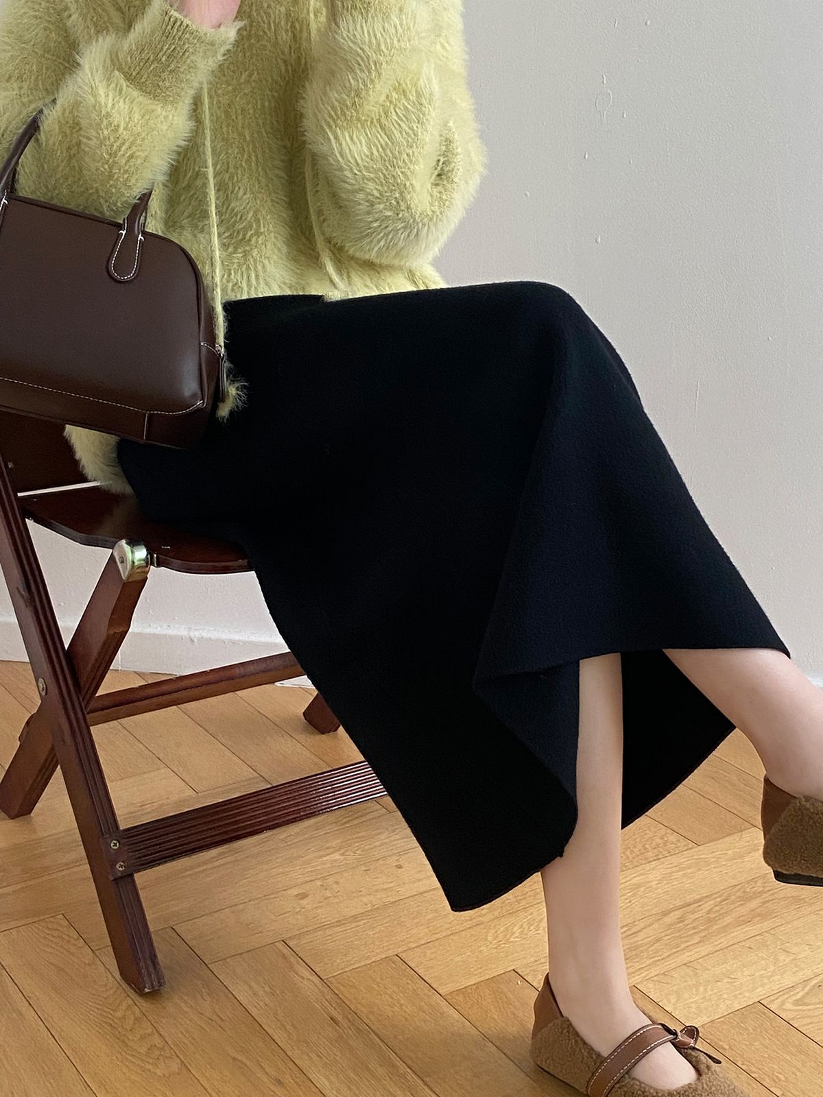 タイトスカート 上品素材の大人タイトロングスカート