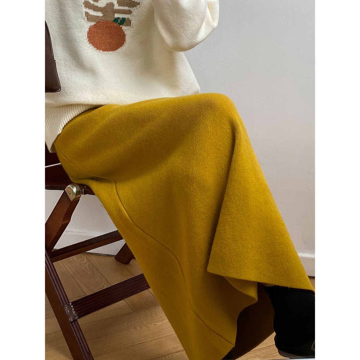 タイトスカート 上品素材の大人タイトロングスカート