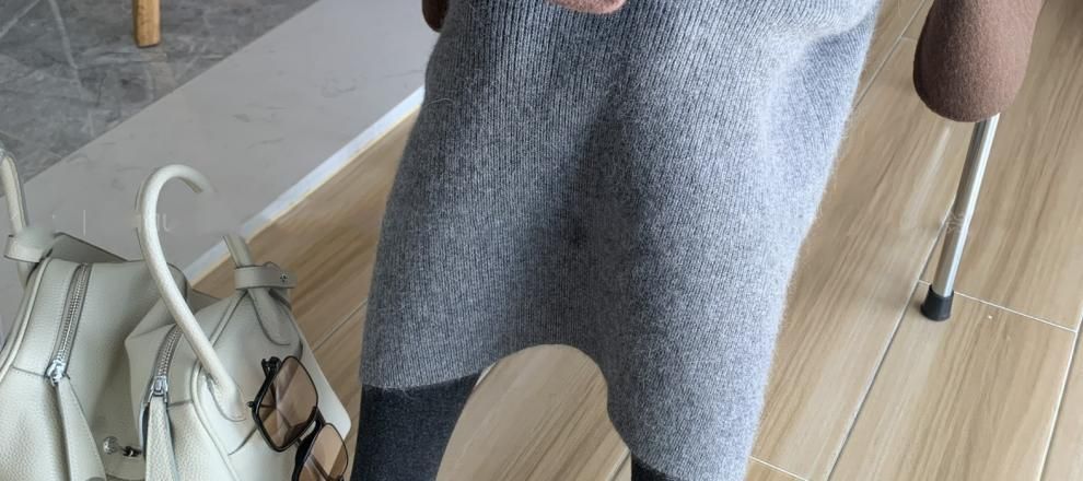 タイトスカート リブニット素材大人可愛いタイトスカート