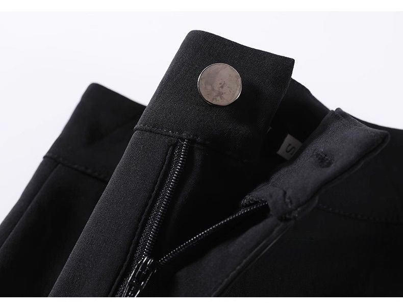 タイトスカート サイドレースアップ風デザインタイトミニスカート