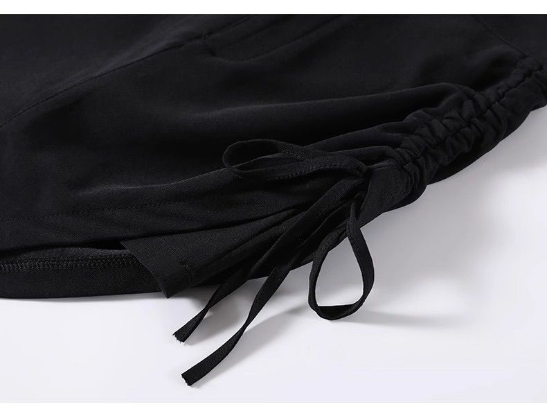 タイトスカート サイドレースアップ風デザインタイトミニスカート