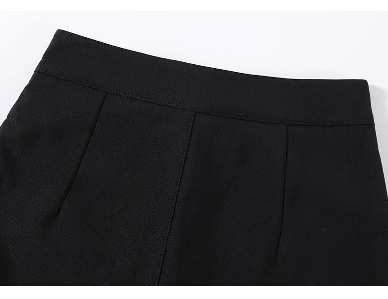 タイトスカート サイドレースアップ風デザインタイトミニスカート