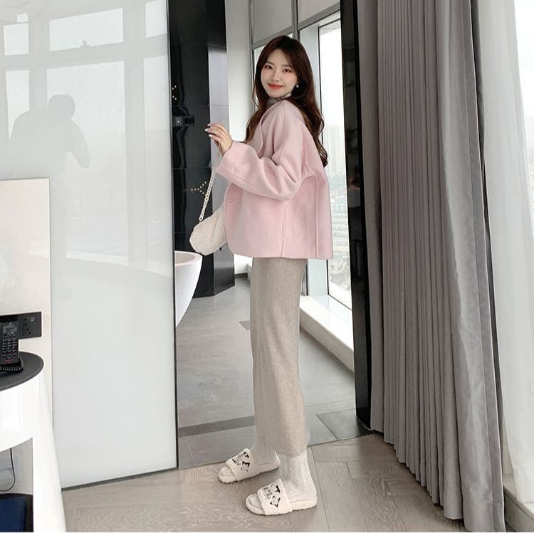 タイトスカート 編み地素材のハイウエストロングタイトスカート