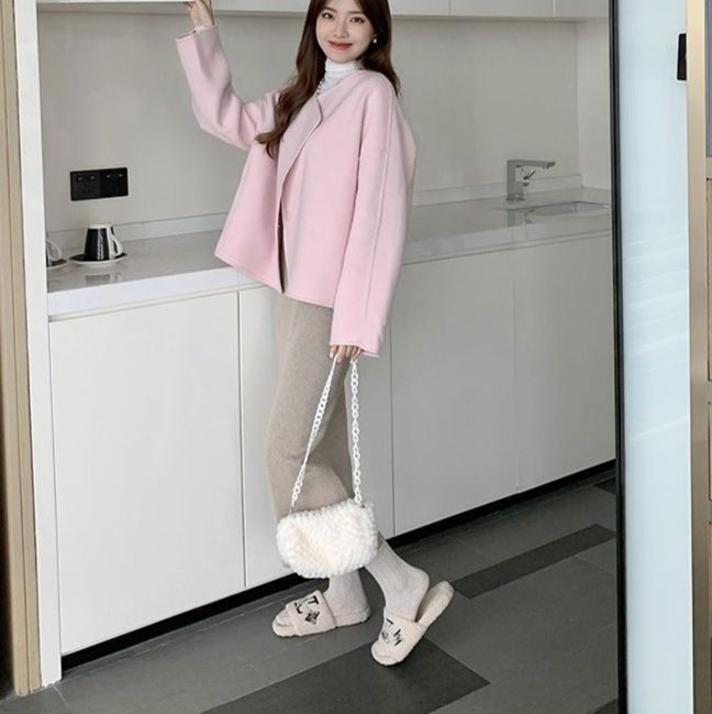 タイトスカート 編み地素材のハイウエストロングタイトスカート