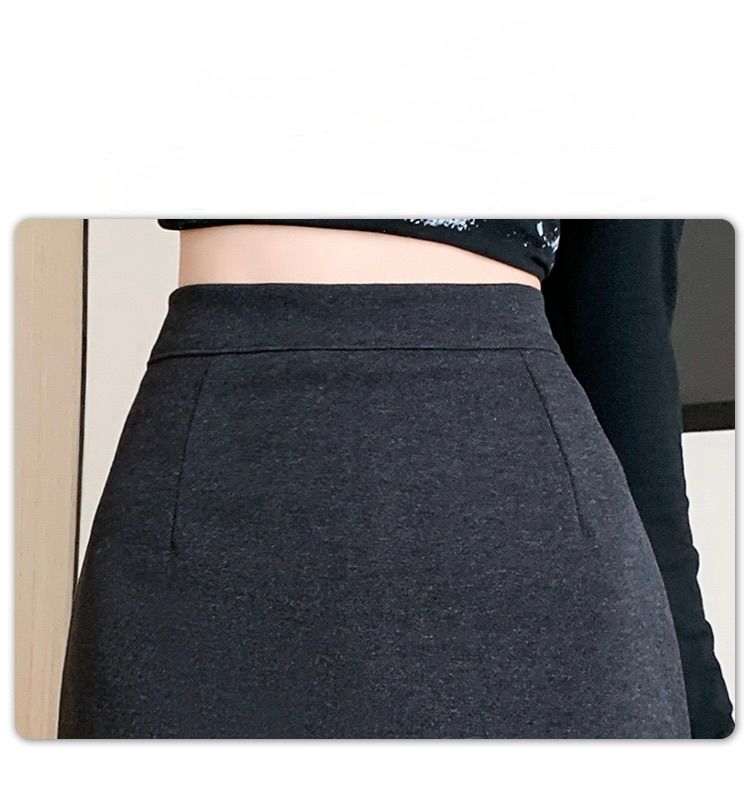 タイトスカート 大人可愛いハイウエスト台形ミニスカート