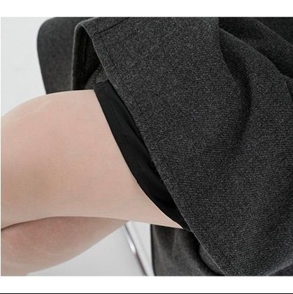 タイトスカート 上品な大人女性のウール混紡ロングタイトスカート