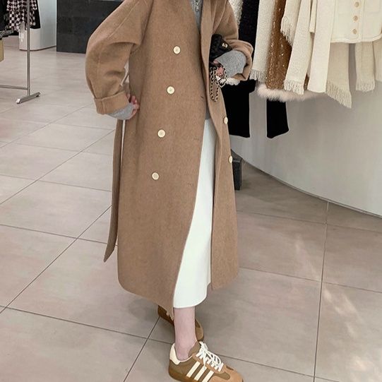 タイトスカート ニット素材美脚タイトスカートロング丈