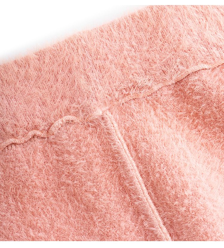 タイトスカート リブ編みニットタイトスカートロング丈