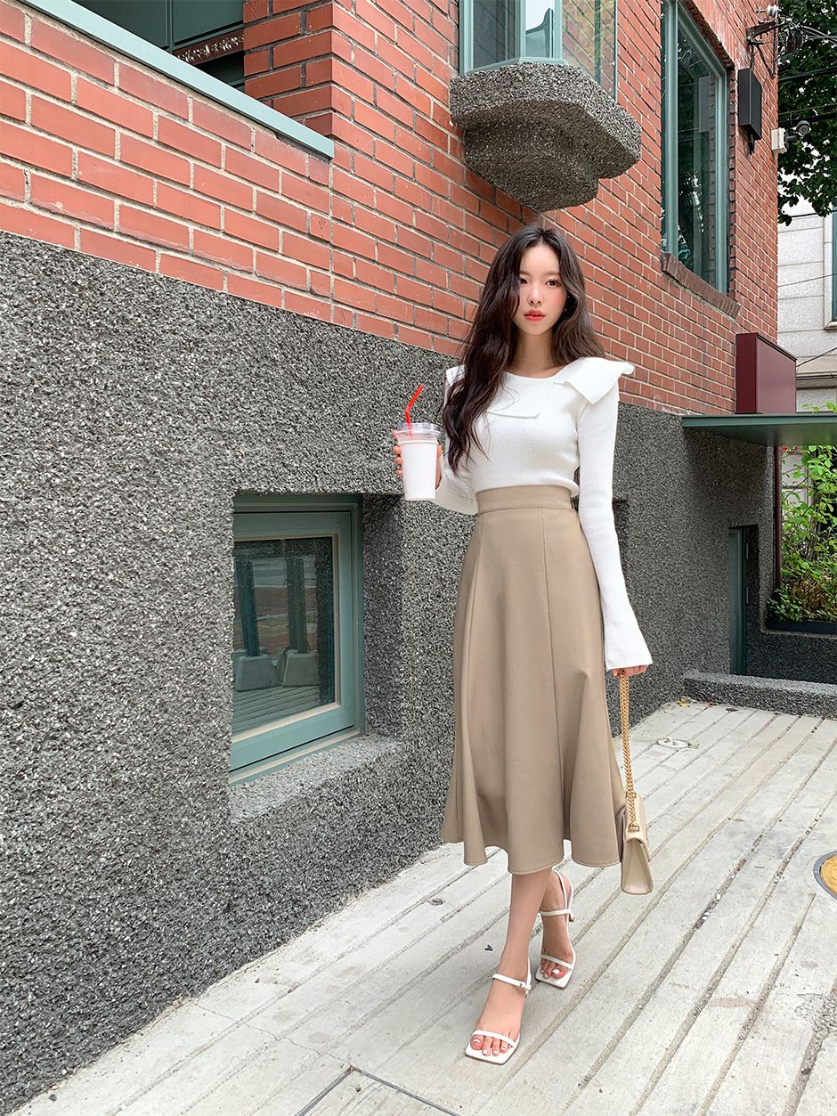 タイトスカート 上品なハイウエストマーメイドタイトスカート