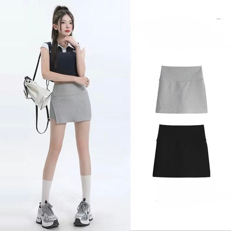 タイトスカート 　ハイウエストタイトミニスカート