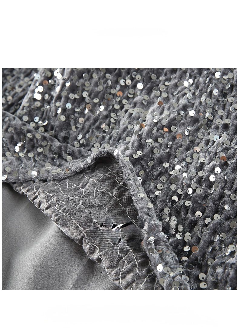 タイトスカート 全面スパンコール装飾華やかロングタイトスカート