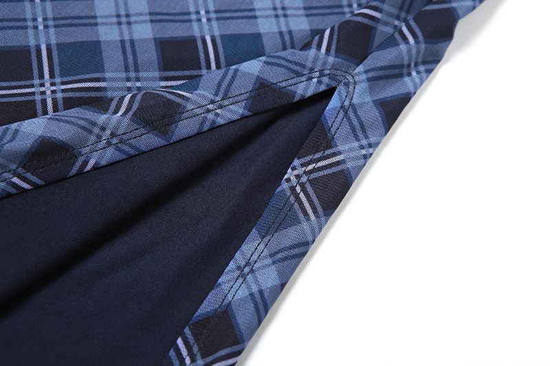 タイトスカート 斜めチェック柄シアー素材タイトロングスカート