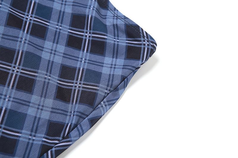 タイトスカート 斜めチェック柄シアー素材タイトロングスカート