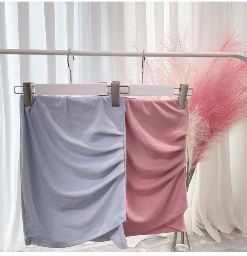 タイトスカート クロスドレープデザインタイトミニスカート