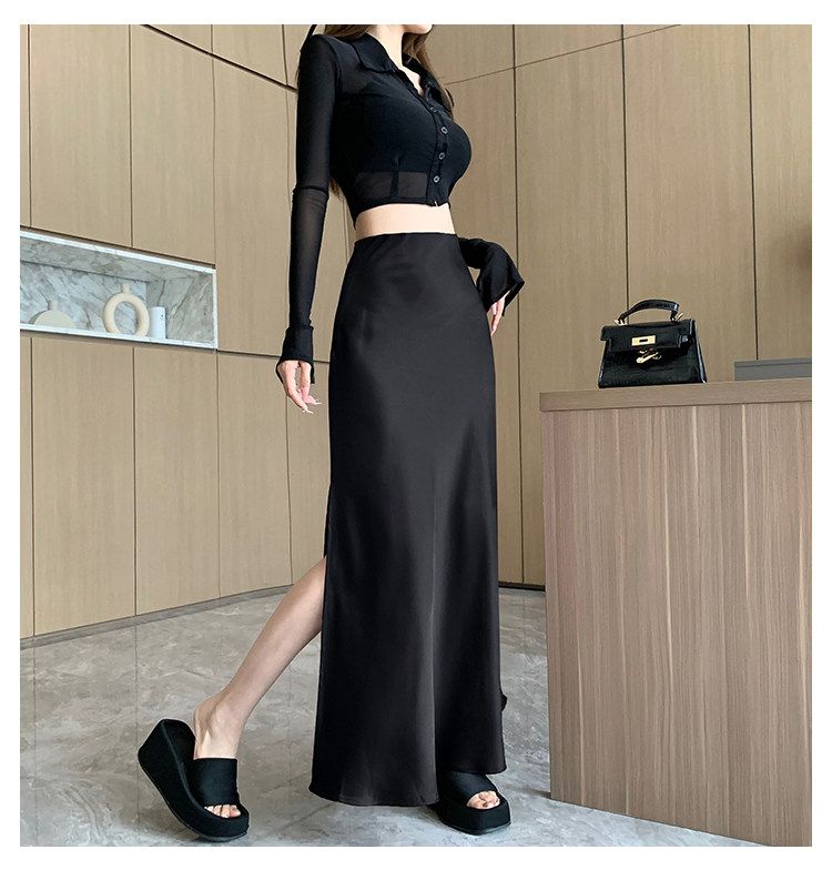 タイトスカート エレガント美脚マーメイドタイトスカート