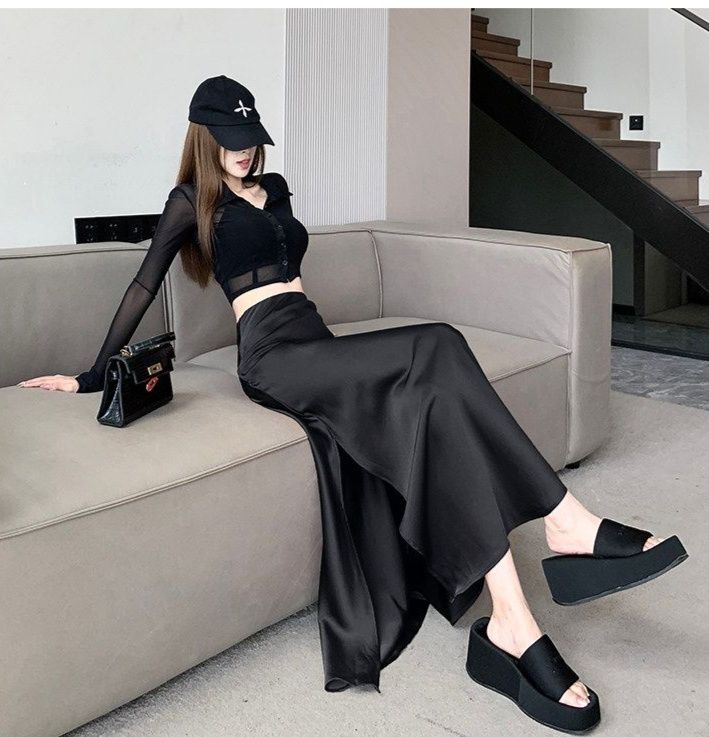 タイトスカート エレガント美脚マーメイドタイトスカート