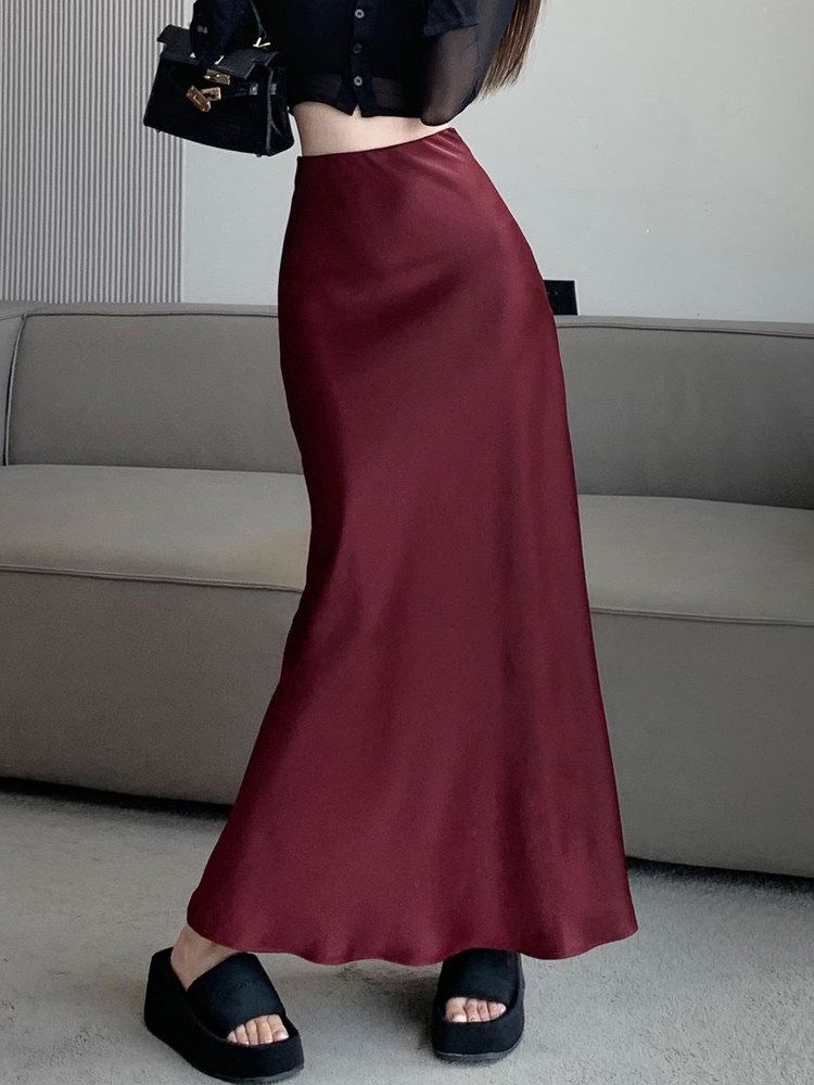 タイトスカート エレガント美脚マーメイドタイトスカート