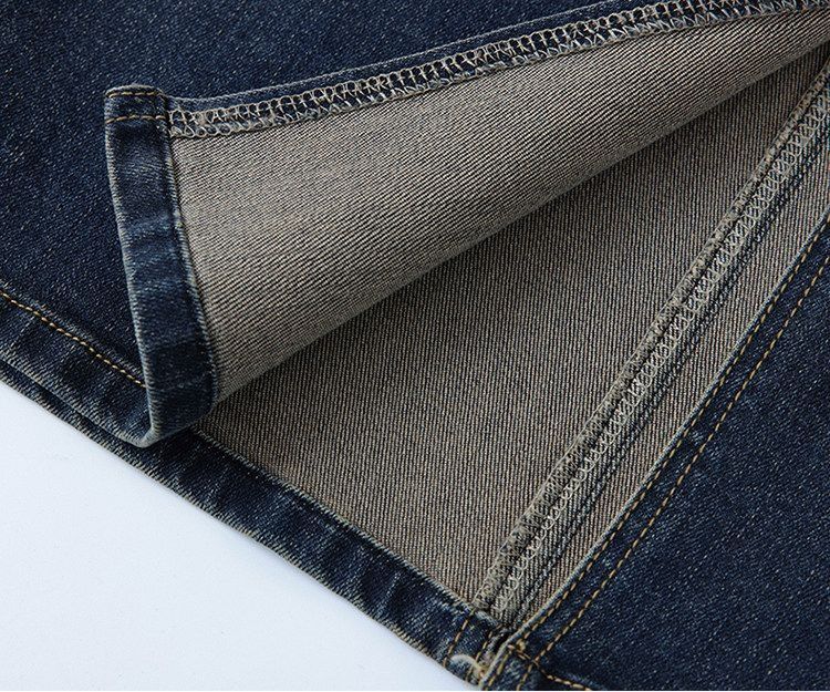 タイトスカート デニム素材サイドスリット入りタイトスカート