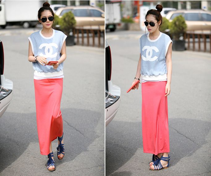 タイトスカート サイドドレープデザインタイトスカートロング