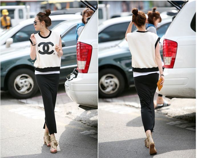 タイトスカート サイドドレープデザインタイトスカートロング