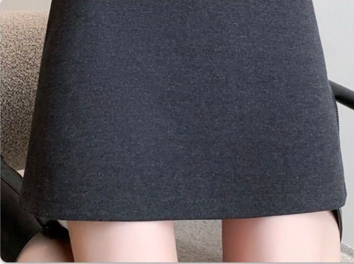 タイトスカート 大人可愛いハイウエスト台形ミニスカート