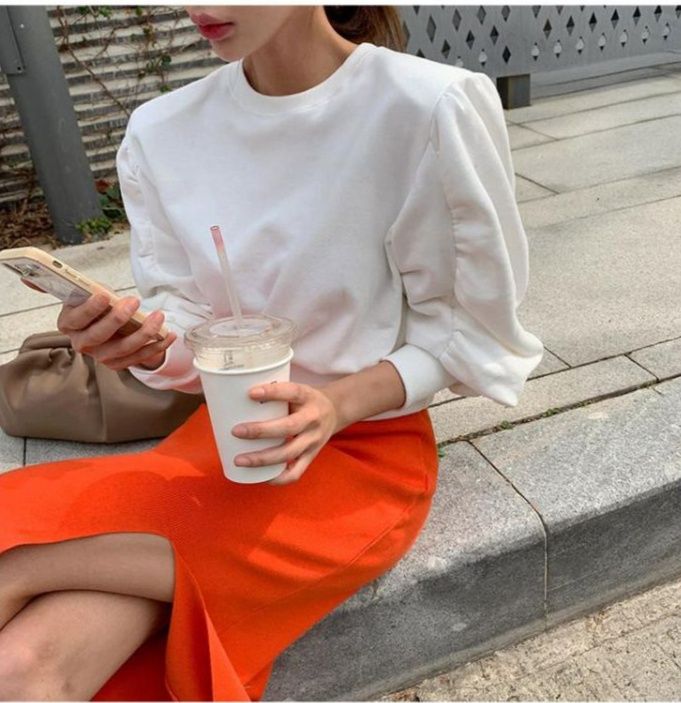 タイトスカート フロントスリット入りタイトスカートロング丈