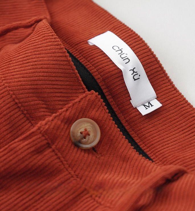 タイトスカート 裏起毛コーデュロイフロントスリットタイトスカート