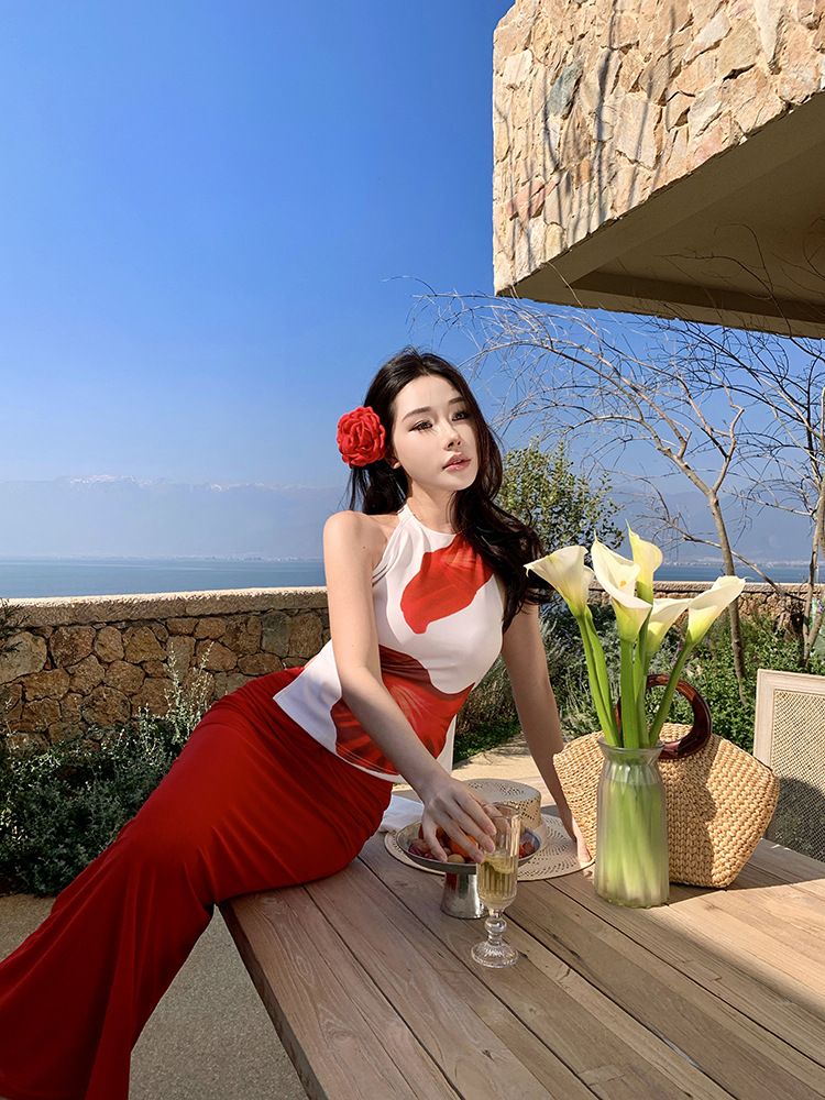 タイトスカート サイドスリット入りロング丈タイトスカート