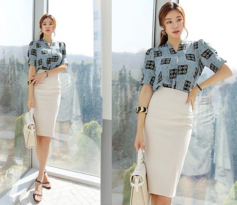 タイトスカート サイドスリット入り大人の洗練タイトスカート