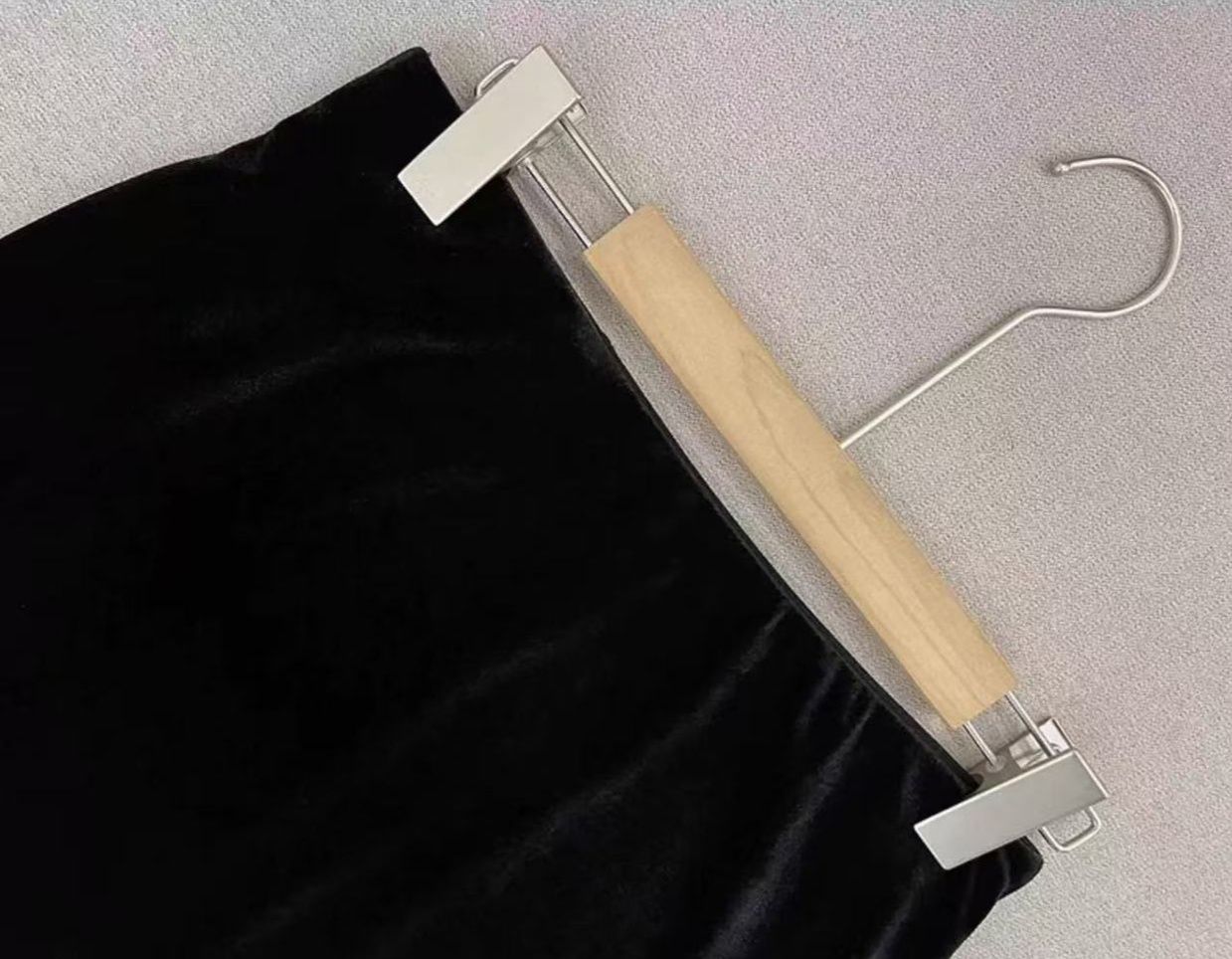 タイトスカート ニット素材切り替えマキシ丈タイトスカート