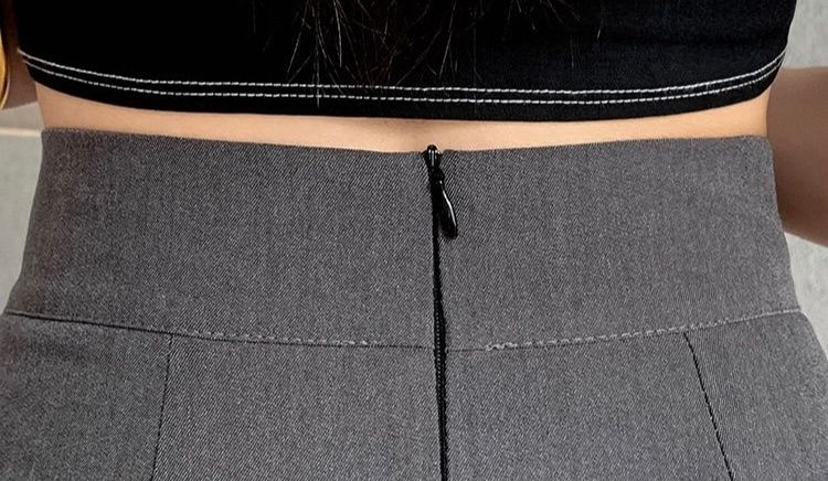 タイトスカート ハイウエストシンプルタイトミニスカート