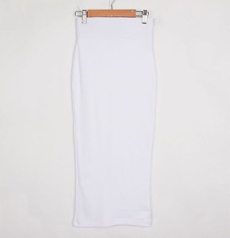 タイトスカート 美脚魅せハイウエストタイトスカートロング丈