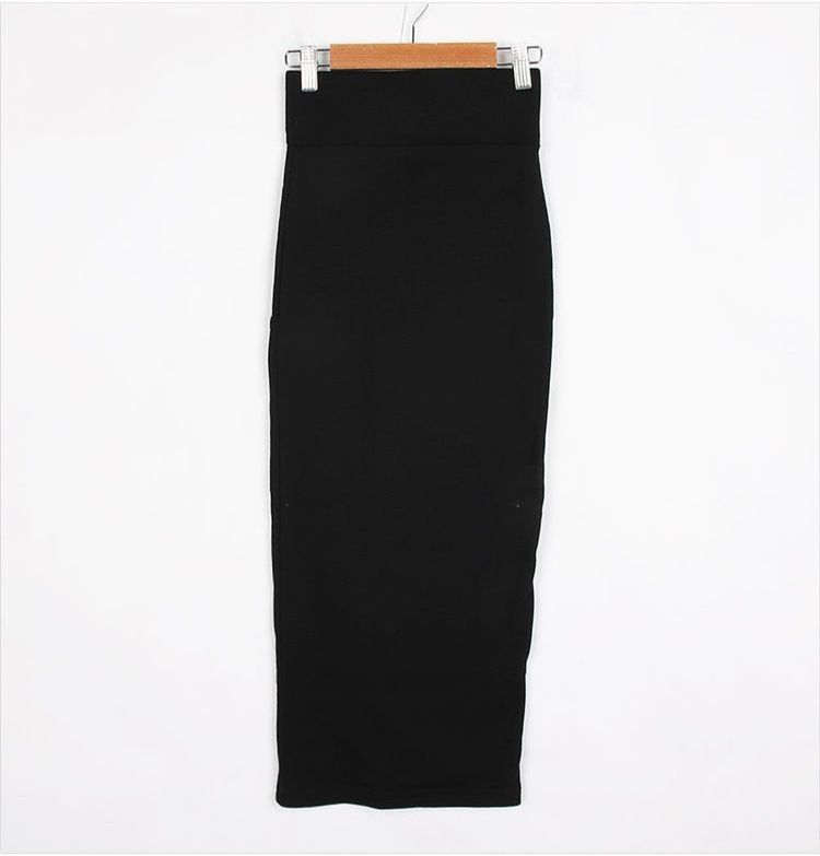 タイトスカート 美脚魅せハイウエストタイトスカートロング丈