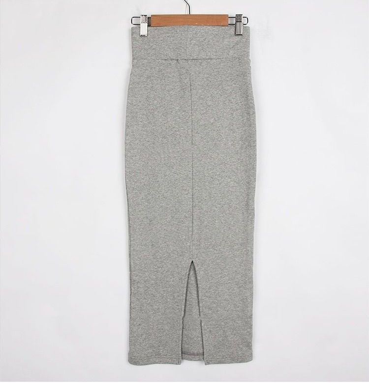 タイトスカート 美脚魅せハイウエストタイトスカートロング丈