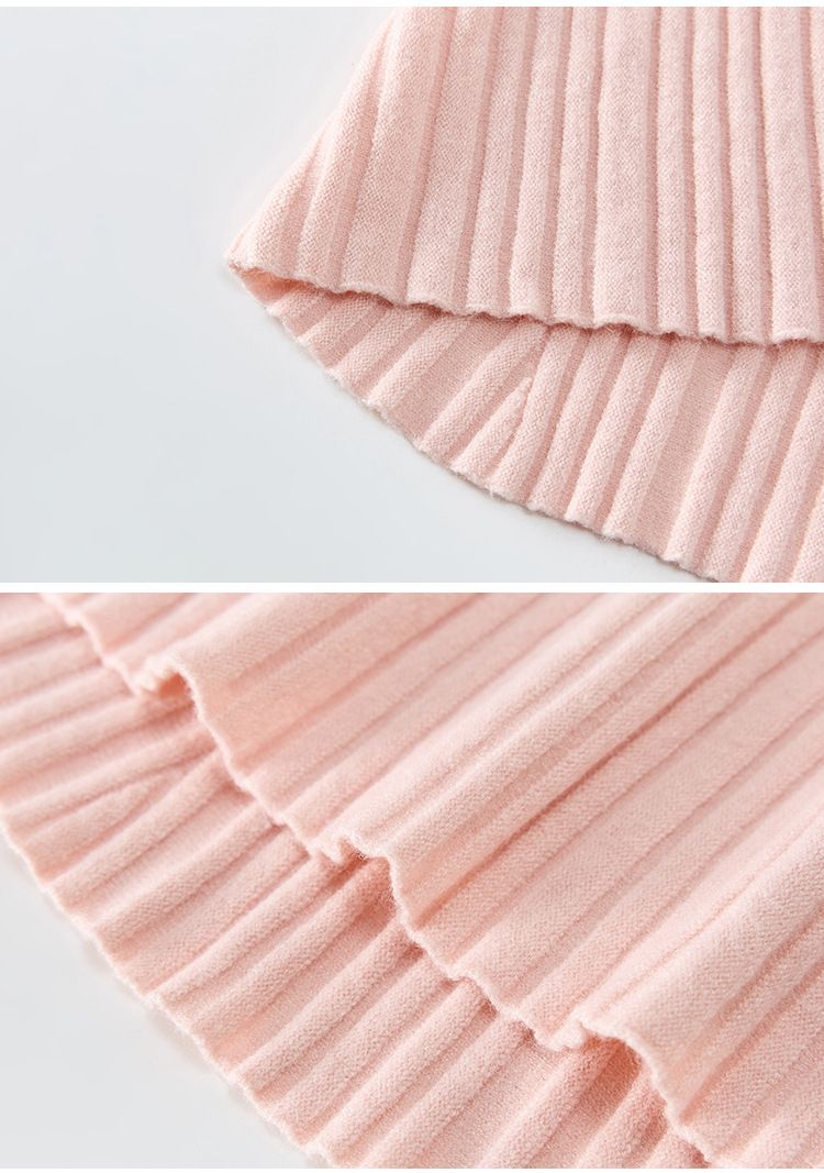 タイトスカート 細プリーツニットタイトスカートマキシ丈