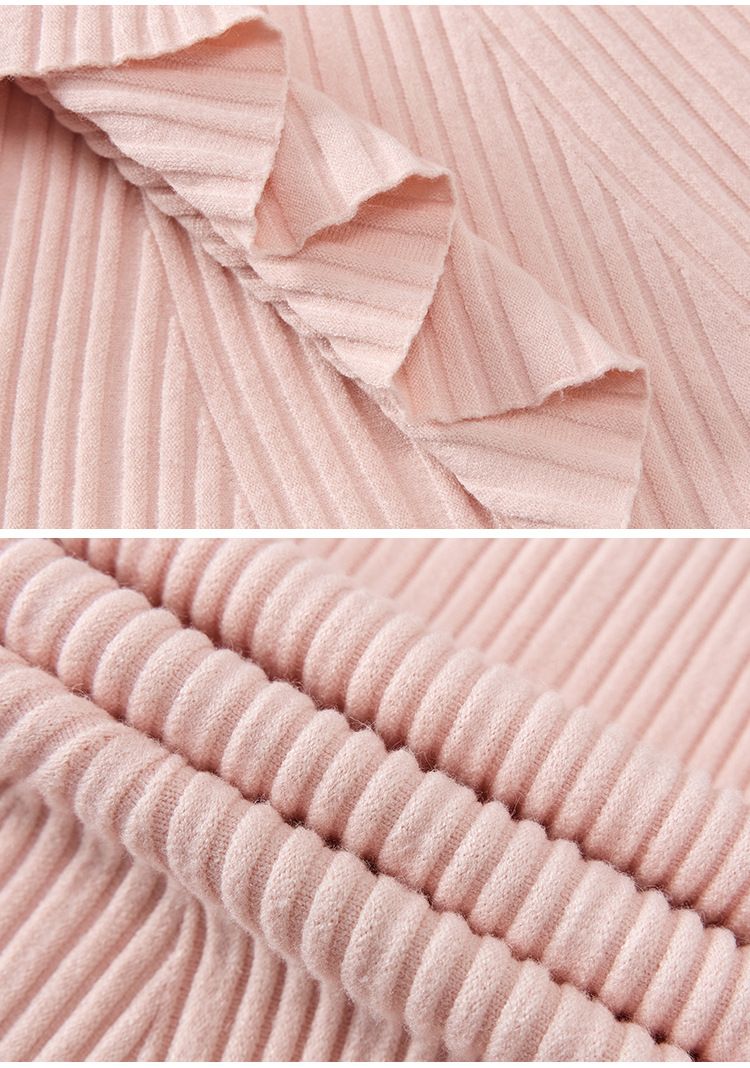 タイトスカート 細プリーツニットタイトスカートマキシ丈