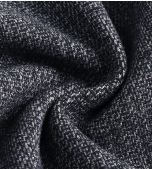 ベルト付きウール混紡ひざ丈タイトスカート