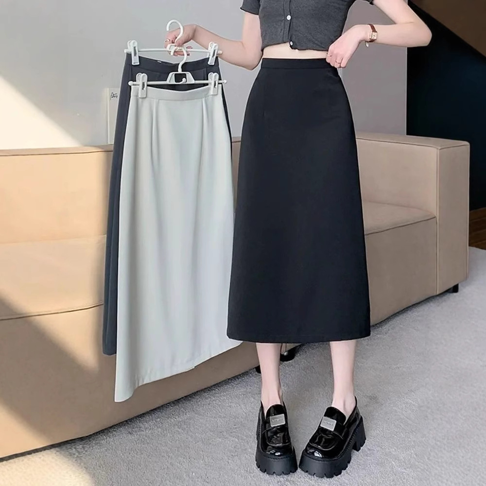 タイトスカート シンプル上品ハイウエストタイトスカート