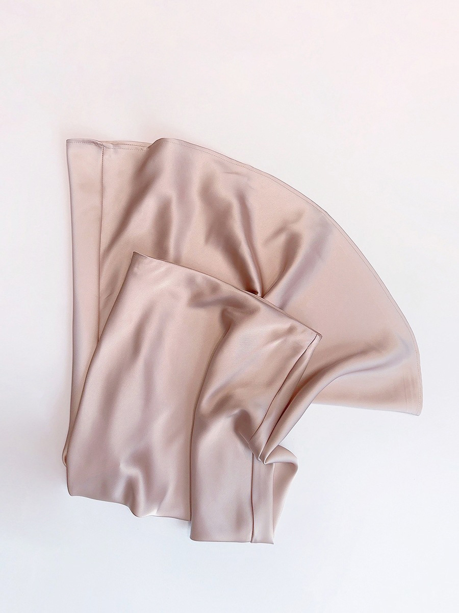 タイトスカート 光沢サテン素材タイトマキシスカート