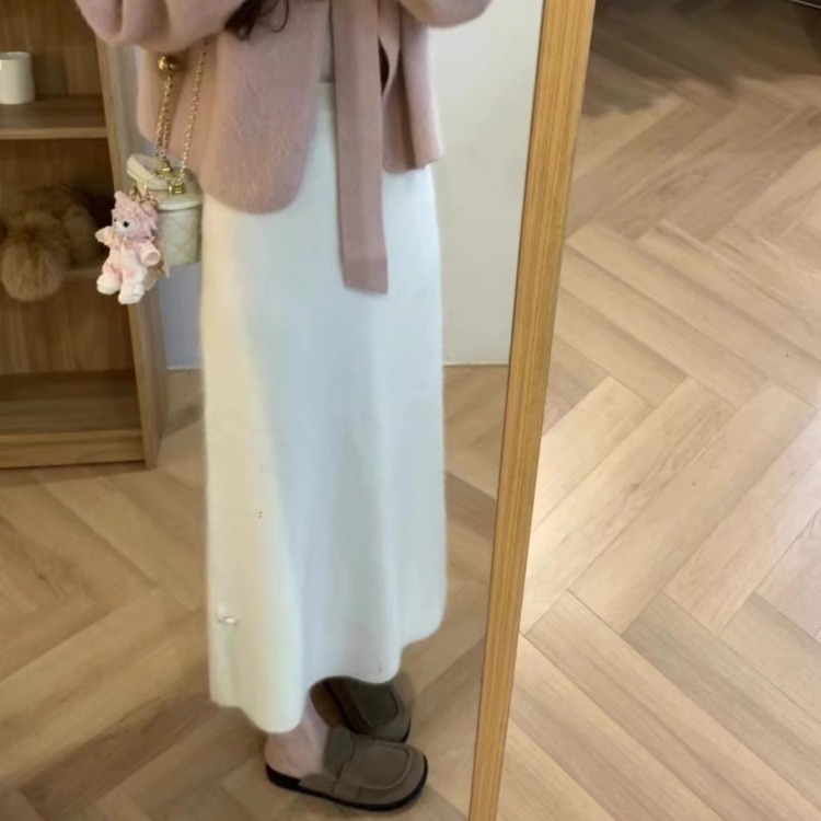 タイトスカート 体型に沿うシルエット美人見えマキシ丈タイトスカート