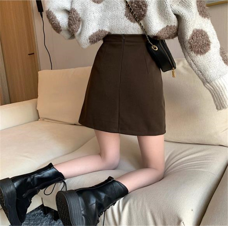 ハイウエストタイトスカート ミニ丈 シンプル上品 女性用