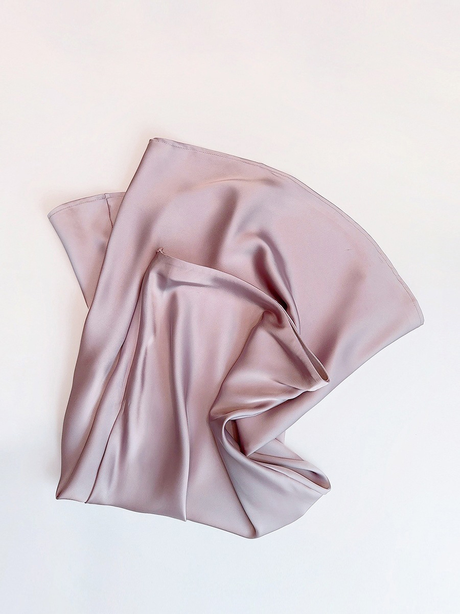 タイトスカート 光沢サテン素材タイトマキシスカート