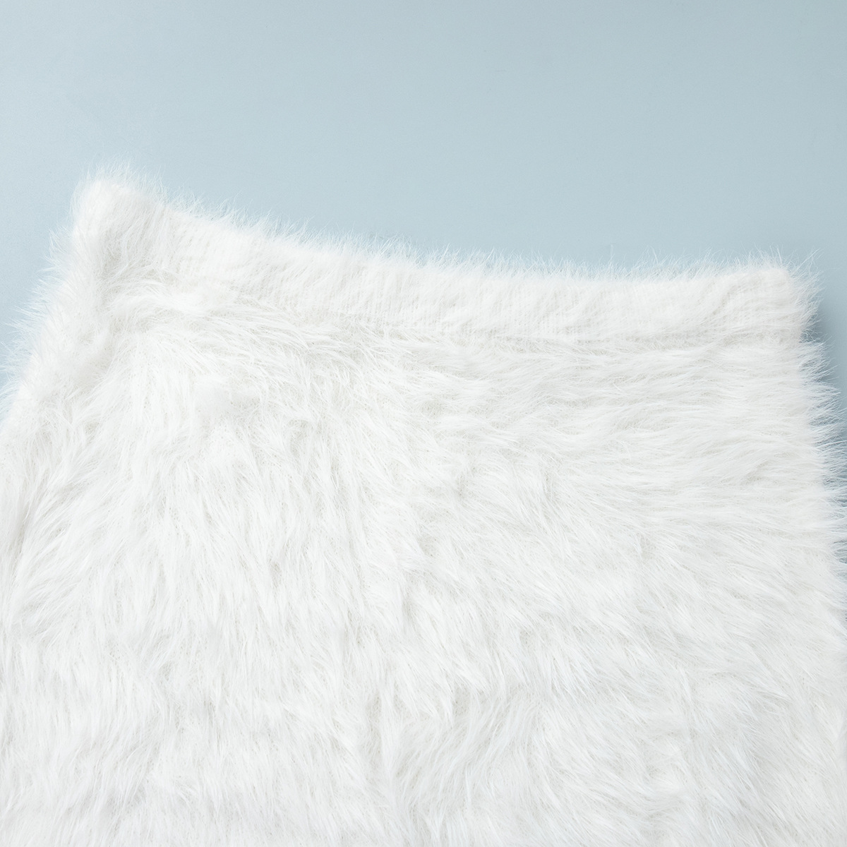 タイトスカート ふわふわ素材のタイトロングスカート