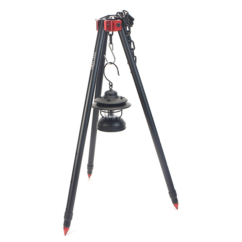 焚き火台 三脚吊り下げ式調理台付きファイヤーディスク