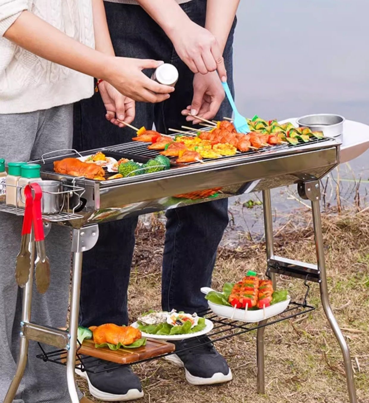 焚き火台 コンパクト焼きマスター 一人旅