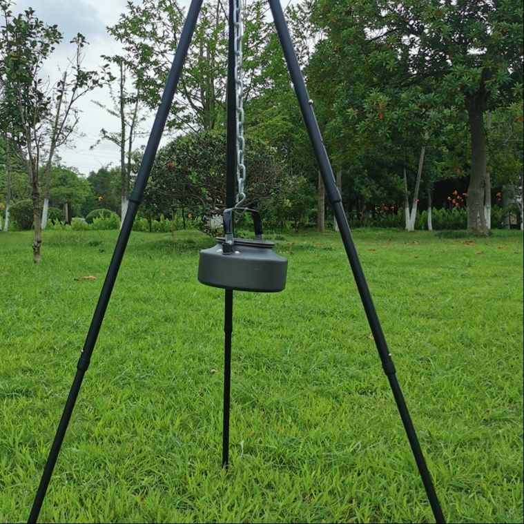 焚き火台 三脚式吊り下げ焚き火台 ソロキャンプ