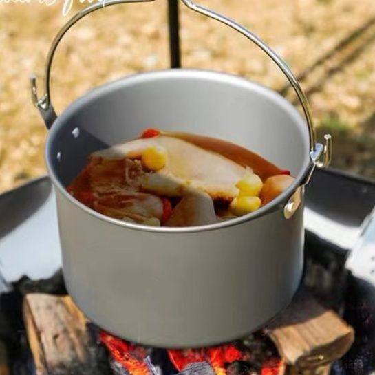 焚き火台 三脚吊り式ファイヤーディスク折り畳み式焚き火台