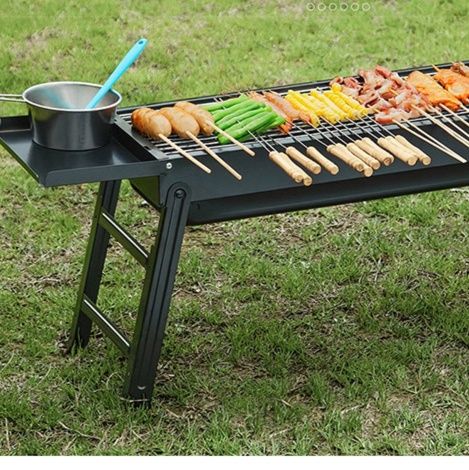 焚き火台 側面抽屉式焚き火台テーブル