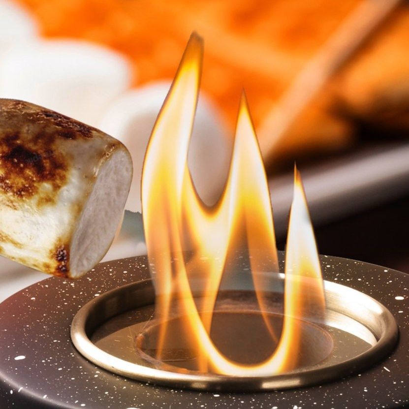 焚き火台 卓上型円筒式一人用小型燃焼台